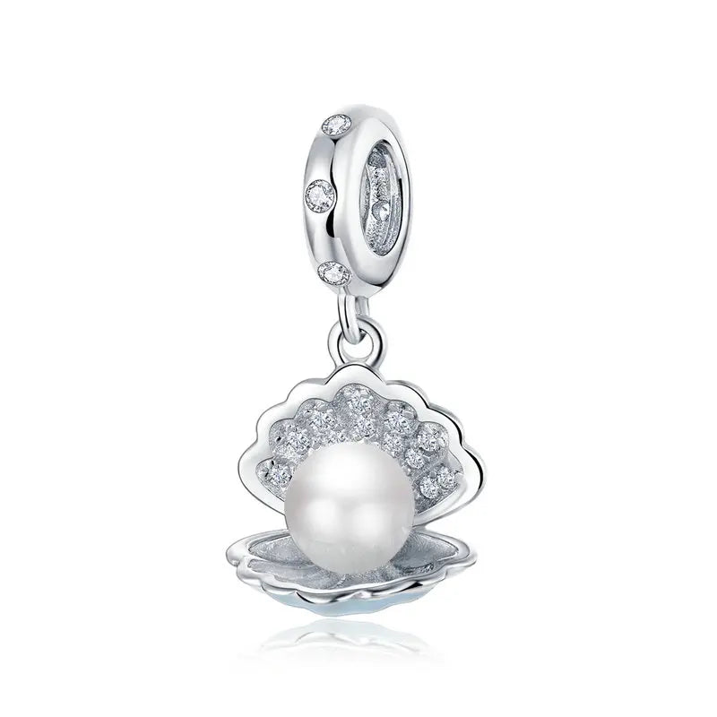 🌊 WOSTU 925 Sterling Silver Ocean Charm Collection – Create Your Coastal Jewelry Story! ✨