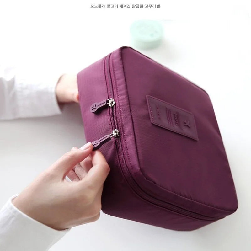 💄🎒 High-Capacity Waterproof Makeup Bag – Travel & Cosmetic Organizer for Women 🧴✨