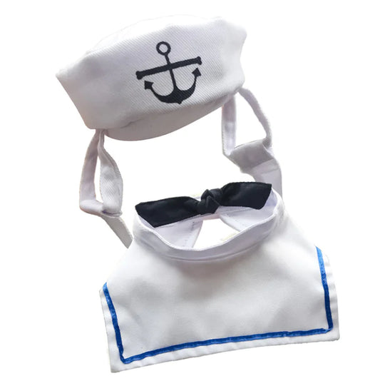 Pet Navy Outfit for Cats and Dogs of All Sizes