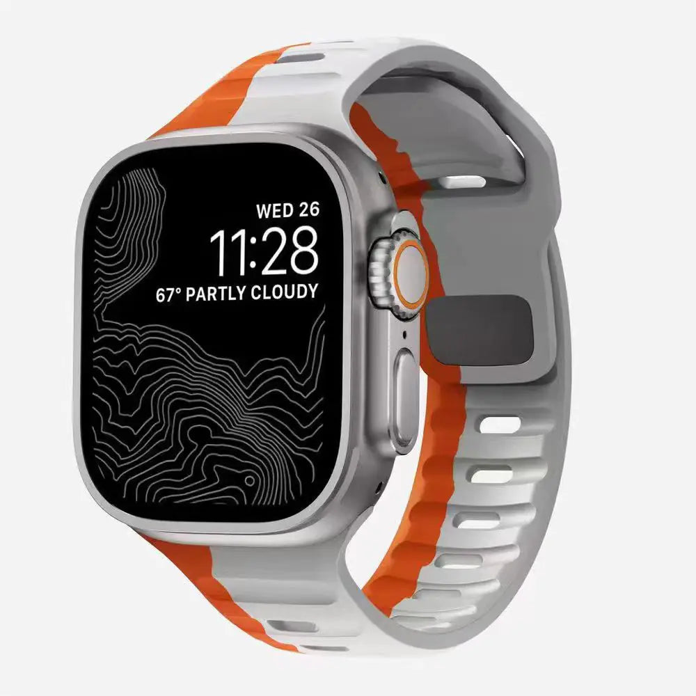 Single Color Silicone Band for Apple Watch Ultra