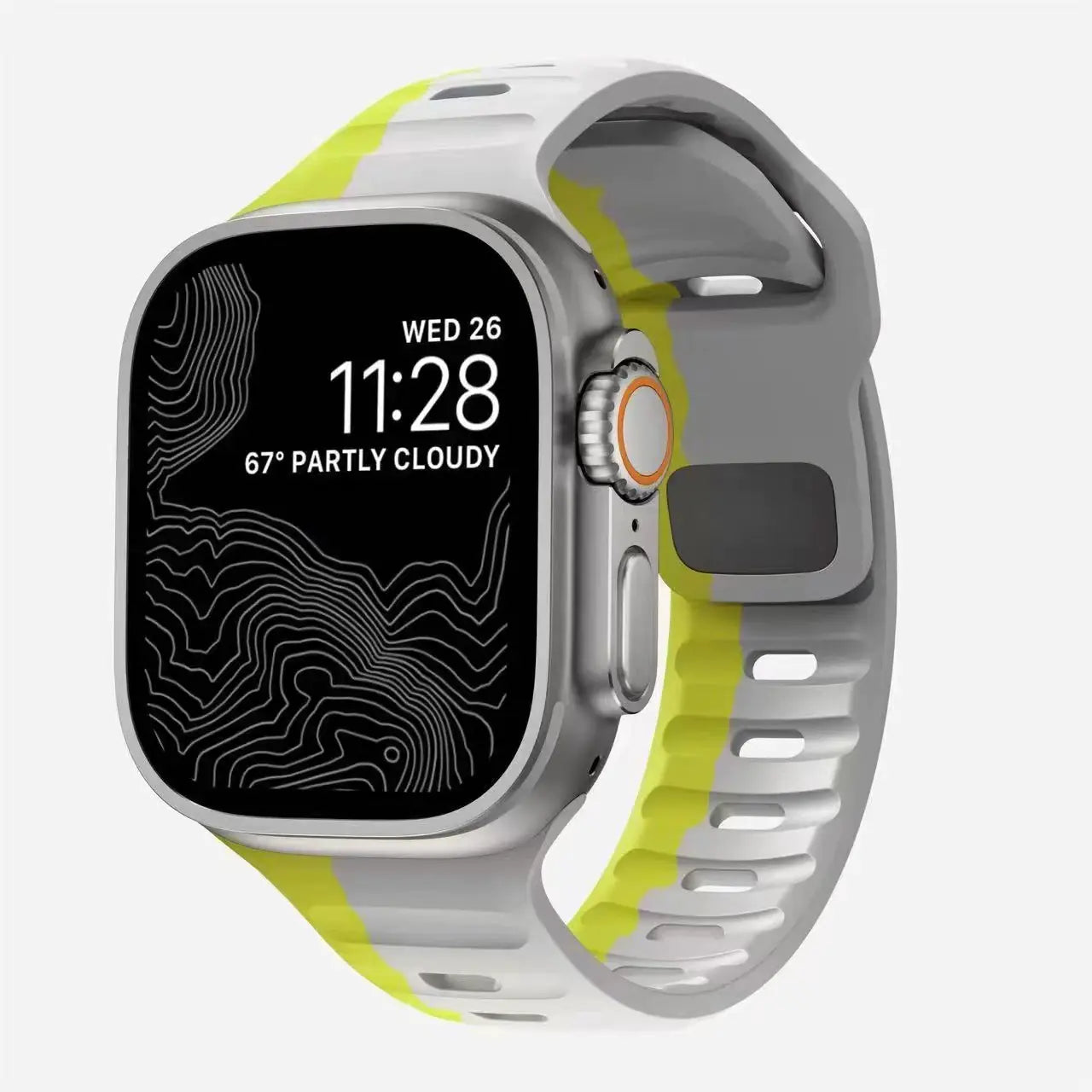 Single Color Silicone Band for Apple Watch Ultra