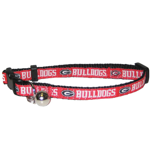 Pets First Collegiate Pet Accessories Cat Collar Georgia Bulldogs One Size
