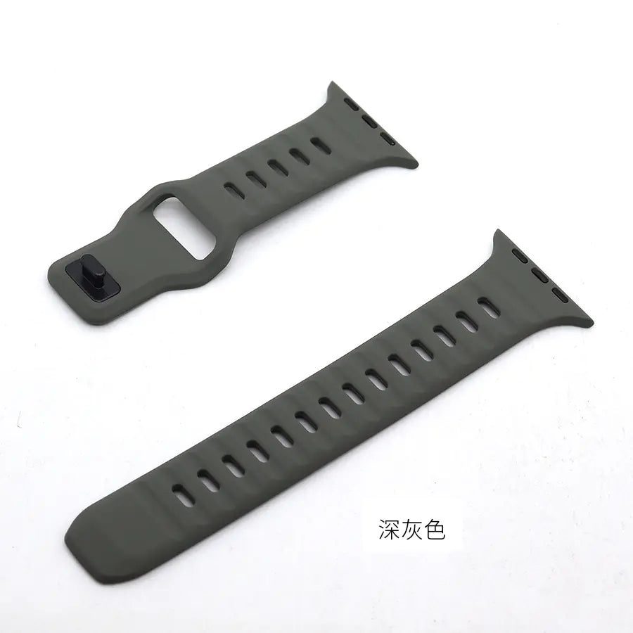 Single Color Silicone Band for Apple Watch Ultra