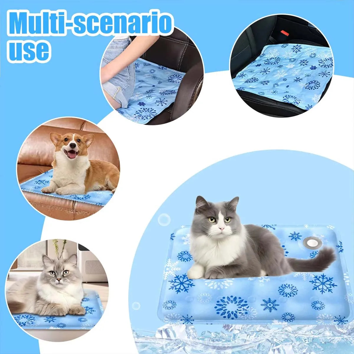 ❄️🐶 Pet Cooling Pad – Stay Cool & Comfy!