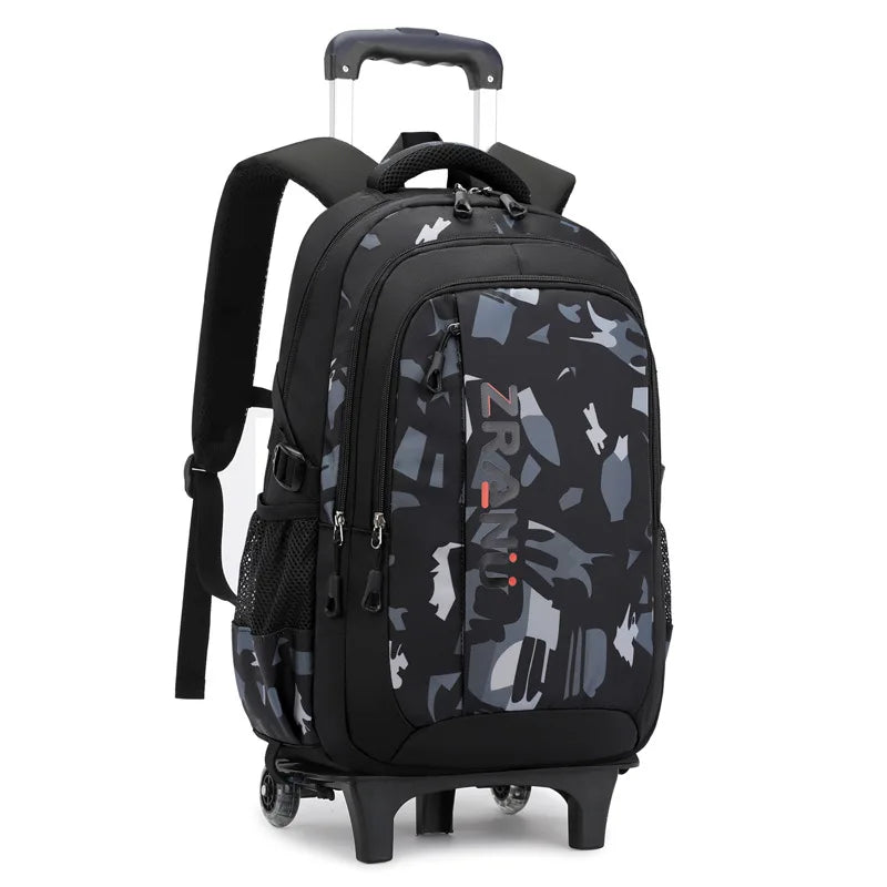 🎒🛞 Trolley School Bag – The Perfect Blend of Style & Comfort! ✨
