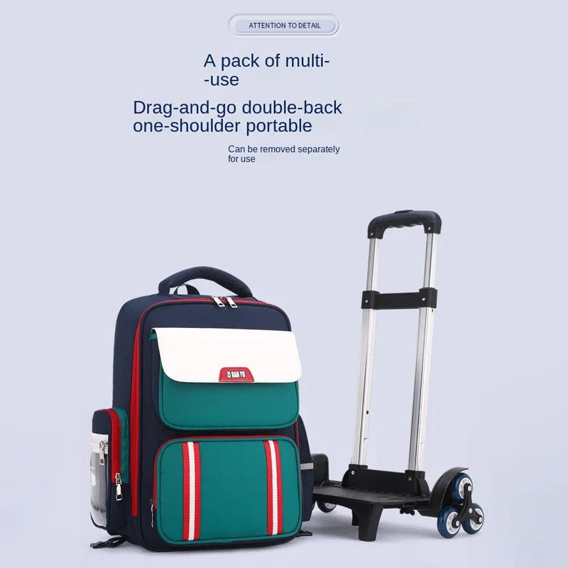 🎒🛞 Kids Trolley School Bag – Back to School in Comfort & Fun! ✨📚