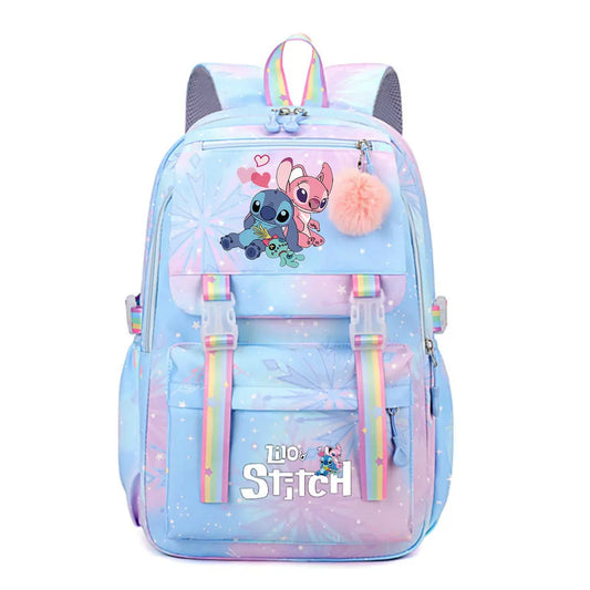 🎒 Lilo & Stitch School Backpack – Stylish for Kids and Teens! 🌺💙