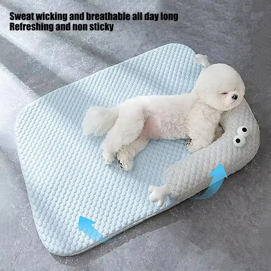 ❄️🐾 Summer Cooling Pad – Breathable & Washable for Pets!