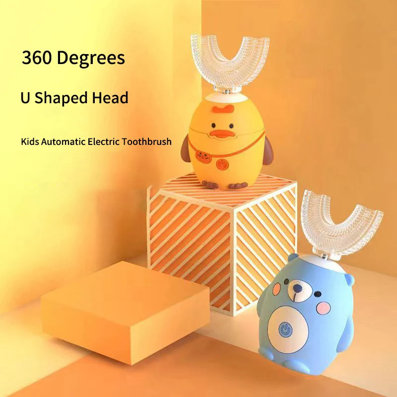 (🔥Summer Hot Sale Now) 360° Electric U-Shaped Toothbrush