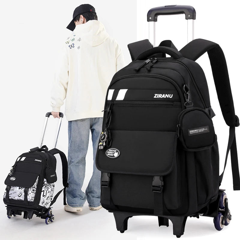 🎒✨ Kids Rolling School Bag – Style, Comfort & Fun on Wheels! 🛼🧒💼