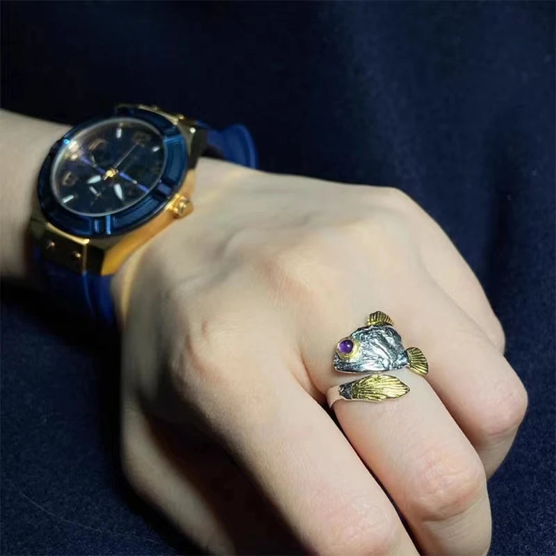 🐟 Lucky Koi Fish Ring – Wealth, Fortune & Timeless Style!