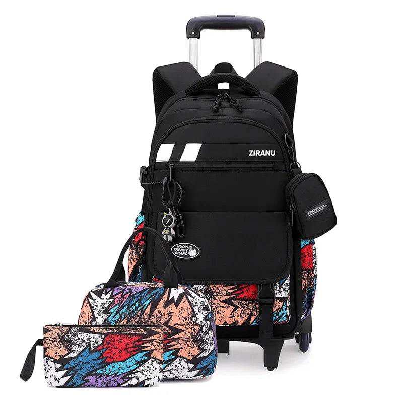 🎒✨ Kids Rolling School Bag – Style, Comfort & Fun on Wheels! 🛼🧒💼