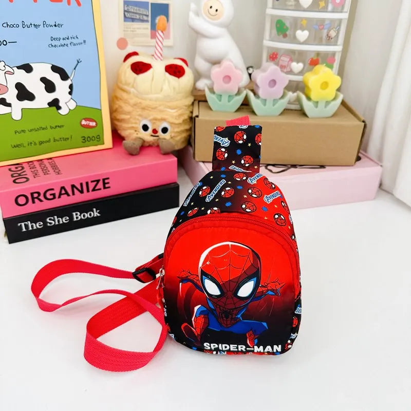 🕷️ Spider-Man Kids Crossbody Bag – Cute Cartoon Design 🎒✨