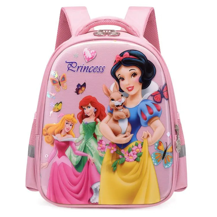 🎒👑 New Disney Girls Backpack – Cute Snow White Cartoon Design 🍎✨