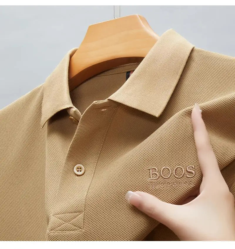 ☀️👕 2025 Hot! Cotton Polo 🔥 Breathable & Stylish for Men 😎👌