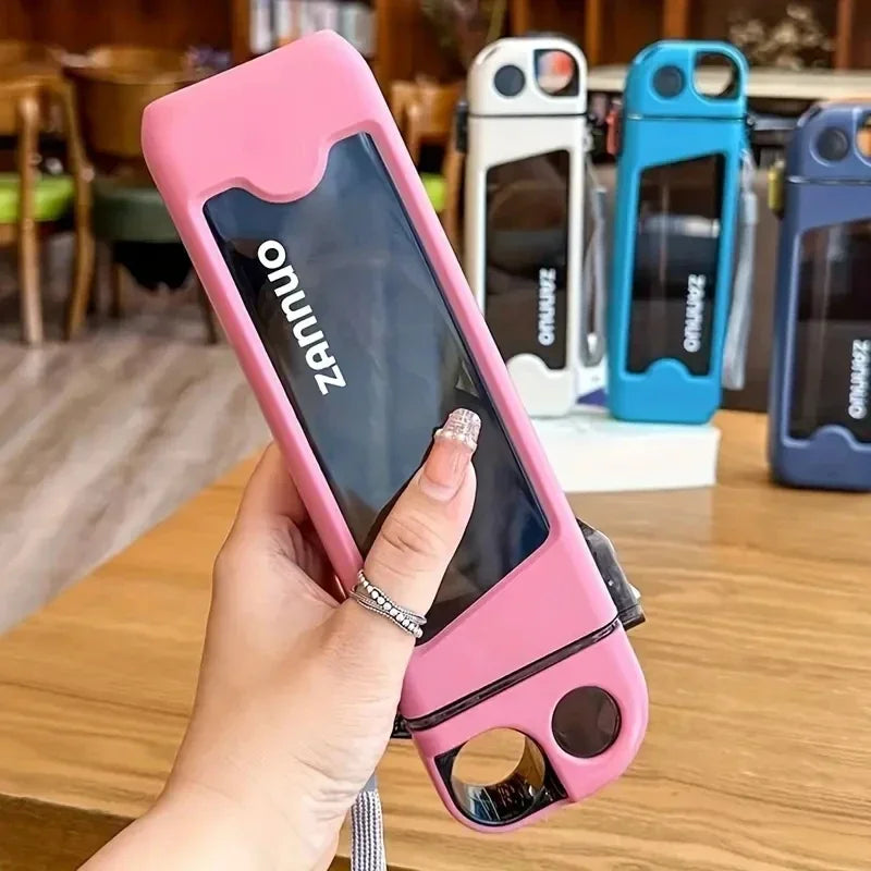 💧🏃‍♀️ 350ml Plastic Water Bottle – Practical Square Design with Lockable Cap! 🔒✨