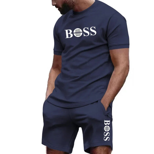 🔥 Men’s 2-Piece Sports Set 🩳👕 | Summer 2024 🏃‍♂️💪 Big Discount 🎉🛍️