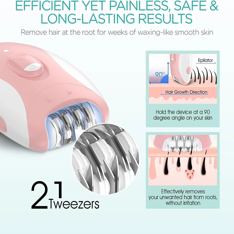 ✨ Kemei Hair Removal Device – Smoothness That Lasts Everywhere! 💖🦵