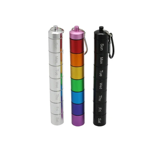 💊🛡️ 7-Day Waterproof Pill Organizer – Portable & Sealed!