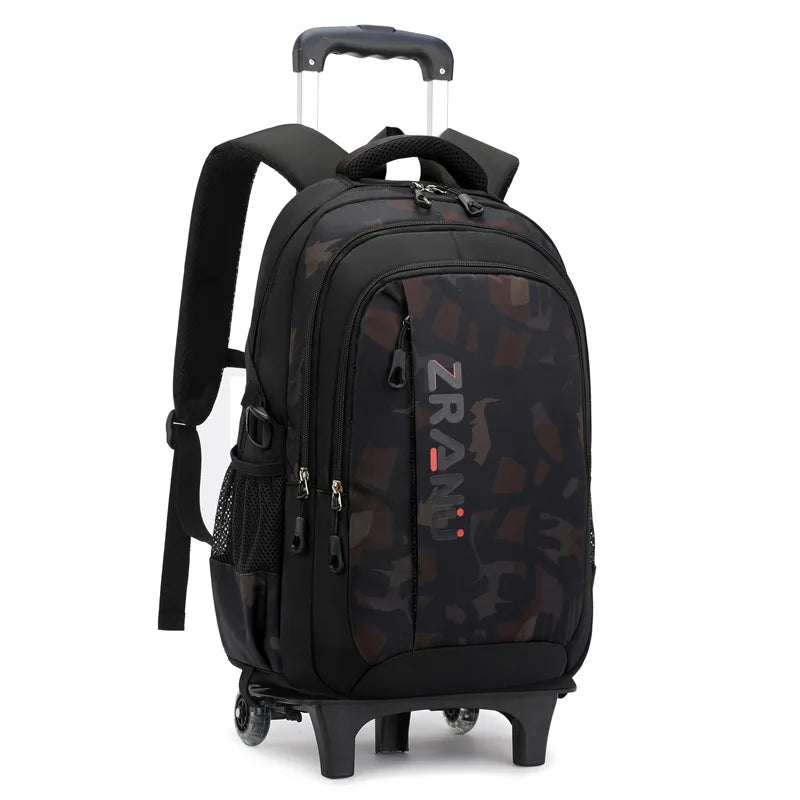 🎒🛞 Trolley School Bag – The Perfect Blend of Style & Comfort! ✨
