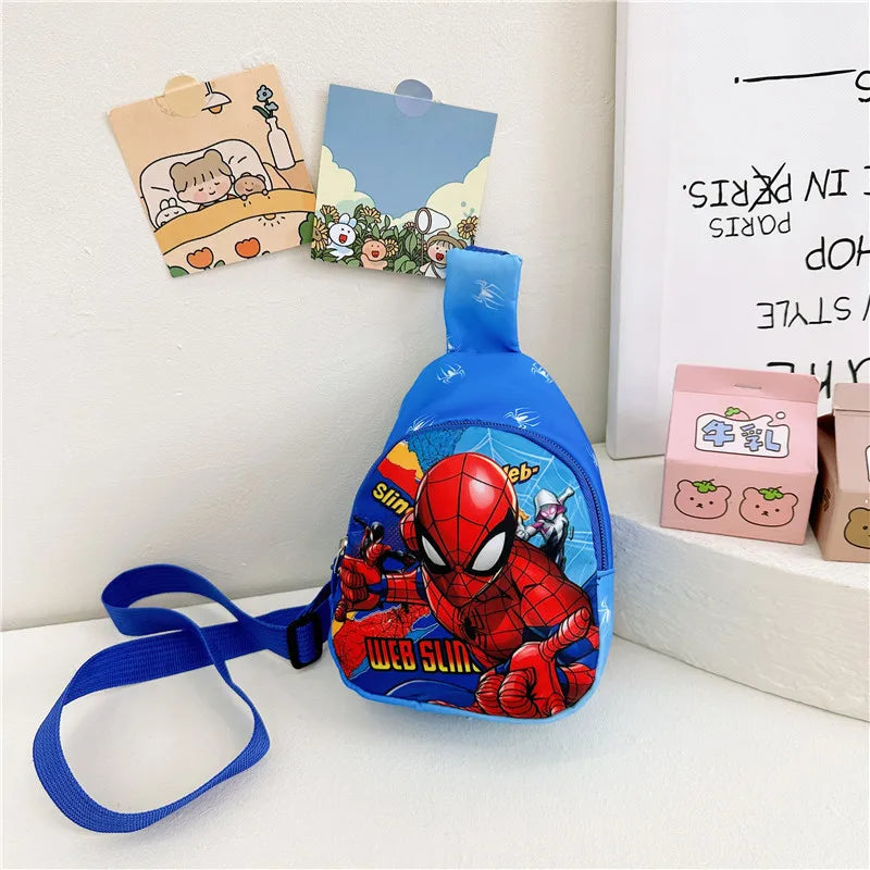 🕷️ Spider-Man Kids Crossbody Bag – Cute Cartoon Design 🎒✨