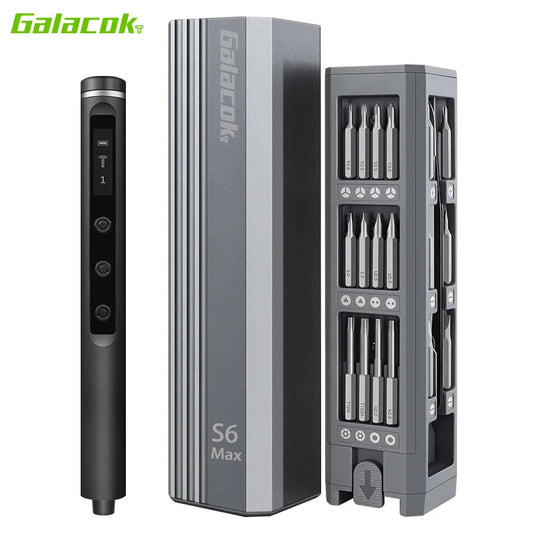 🔧⚡ Glacok S6 MAX Electric Precision Screwdriver – 5-Speed, Rechargeable, Perfect for iPhone & DIY Repairs 🛠️📱