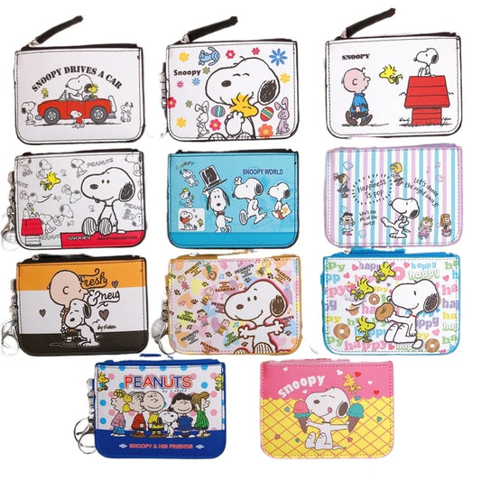👛🐾 Queens Wallet – Adorable Snoopy & Charlie Brown Design, Stylish & Practical for Women & Girls! 💛🎀