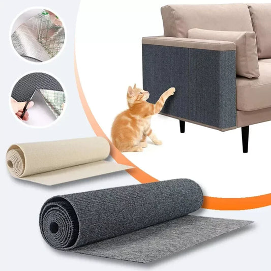 🐱🛋️ Self-Adhesive Cat Scratch Mat – Protect Your Furniture!