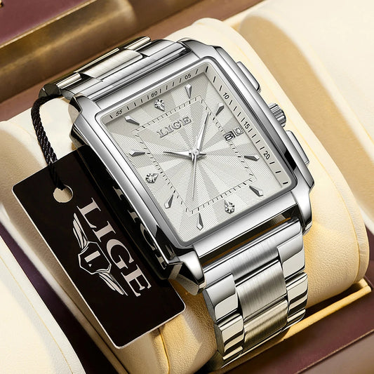 ⌚ LIGE Luxury Men's Watch – Precision Meets Bold Style