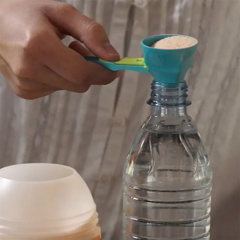 🍼✨ Baby Formula Spoon Funnel | No-Spill Measuring Tool for Protein Powder, Shakes & Mess-Free Refills 💪🥤