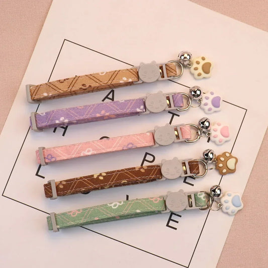 🔔🐾 Cute Adjustable Collar with Bell – Perfect for Pets!