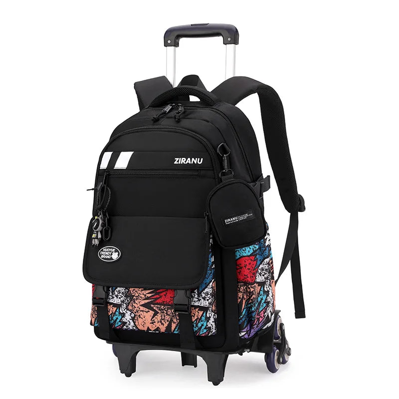 🎒✨ Kids Rolling School Bag – Style, Comfort & Fun on Wheels! 🛼🧒💼