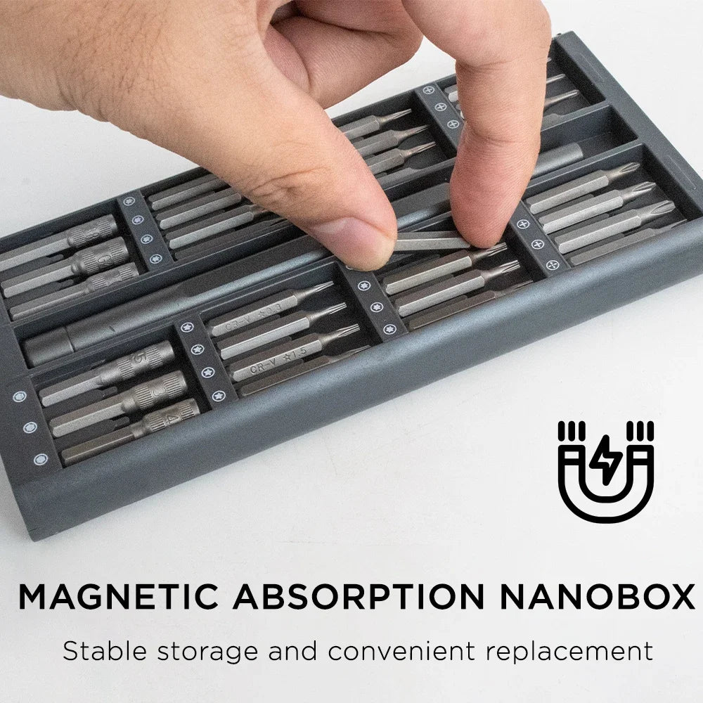 🛠️✨ 25/63-in-1 Magnetic Precision Screwdriver Set – Pro Repair Kit for Phone, PC & Electronics 💻📱