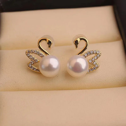 🦢 925 Silver Swan Earrings – Elegance Takes Flight!