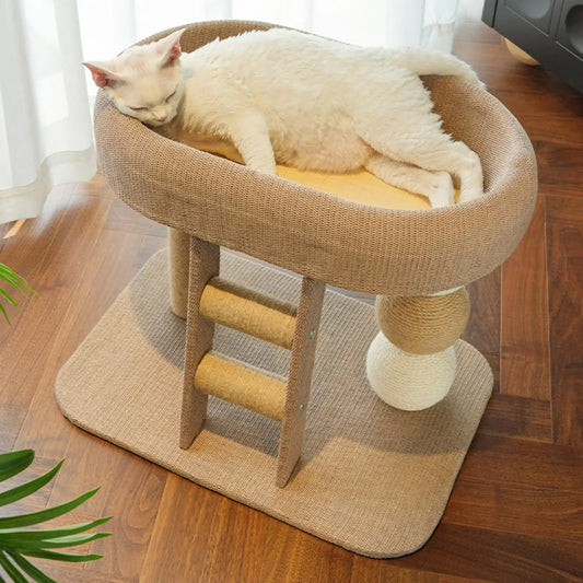 🐱🏰 Small Cat Tree Tower – Perch, Scratcher & Playground!