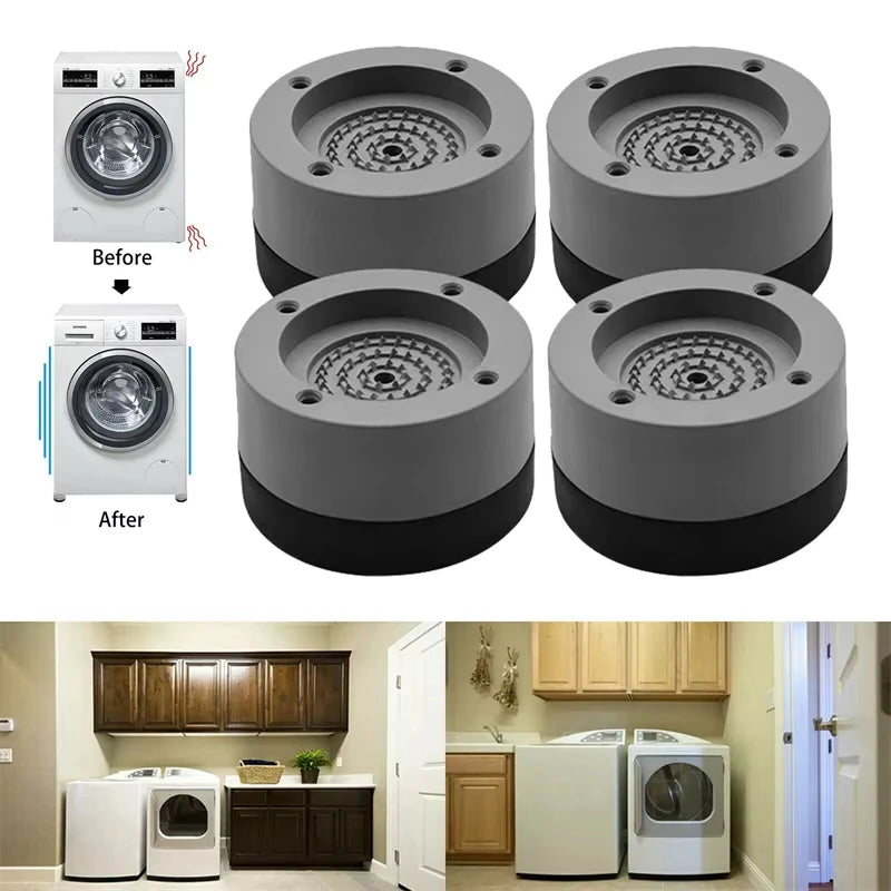 🔇 Anti-Vibration Pads (4-Pack) – Silence Noisy Appliances for Good!