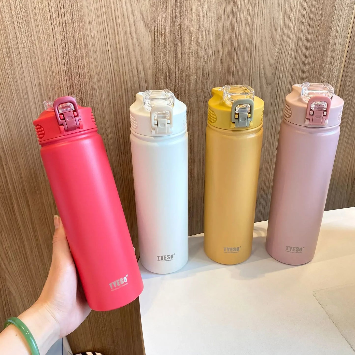 🚗💧 Tyeso Thermal Bottle 600/750ML – Style, Performance & Comfort Wherever You Go! 🔥❄️