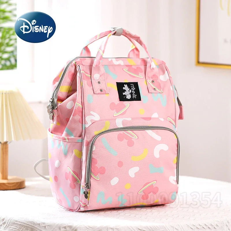 🎒🍼 New Disney Baby Diaper Bag – Adorable Mickey Mouse Cartoon Design 💖