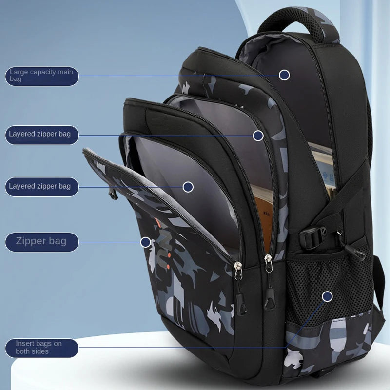 🎒🛞 Trolley School Bag – The Perfect Blend of Style & Comfort! ✨