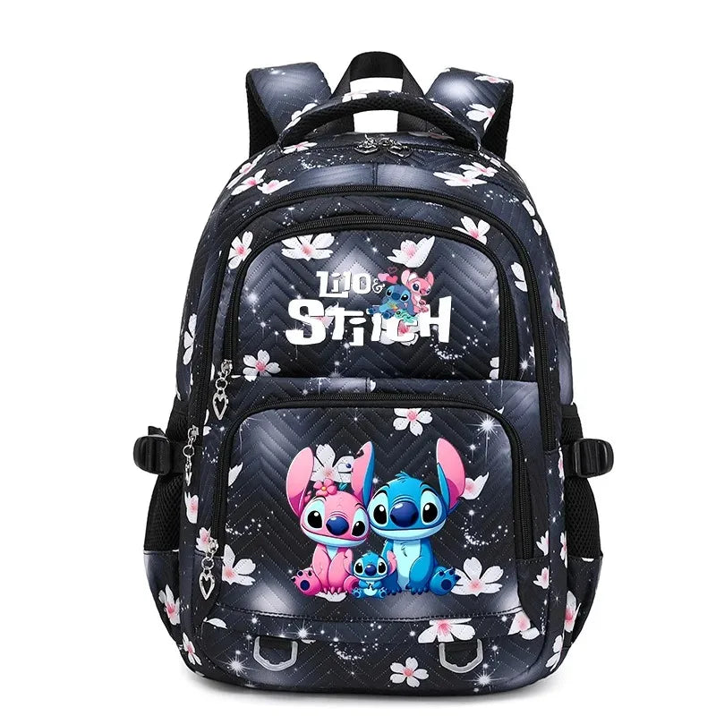 🎒💙 Large Lilo & Stitch Backpack – Perfect for School & Travel for Girls & Women + Pencil Case & Lunch Bag 🍱✨