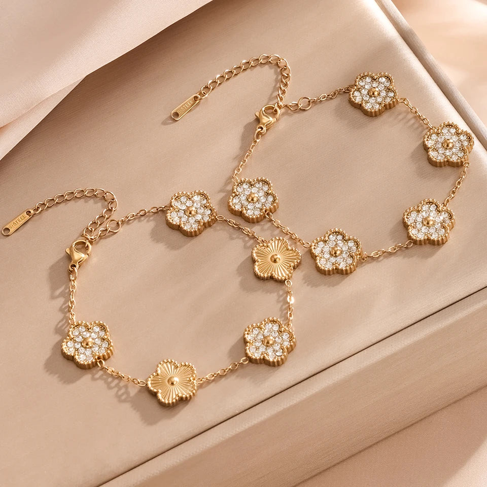 🍀 Yupsk Lucky Clover Bracelet – Wear Your Good Fortune!