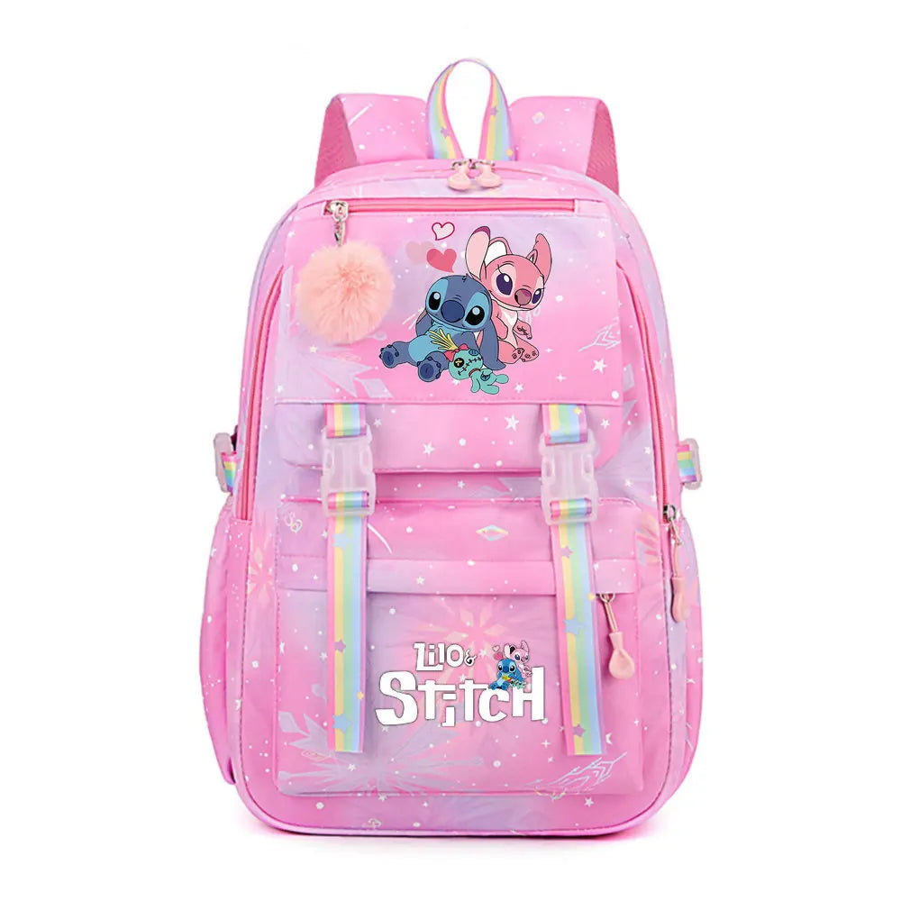 🎒 Lilo & Stitch School Backpack – Stylish for Kids and Teens! 🌺💙