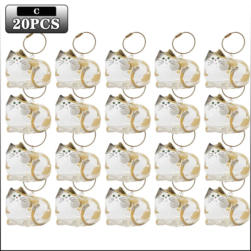 Transparent Cat Hair Keepsake Charm