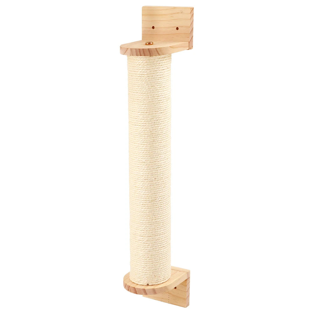 🐱🧗 Wall Cat Tree – Shelf, Hammock & Climbing Post!