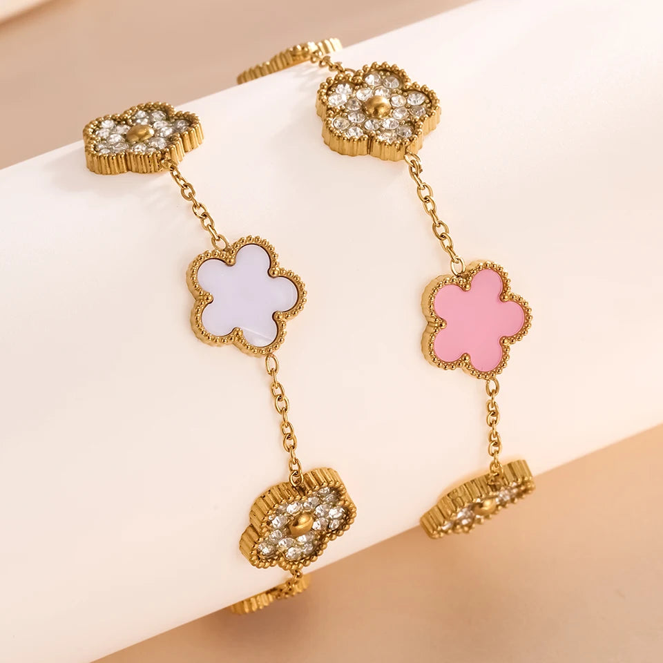 🍀 Yupsk Lucky Clover Bracelet – Wear Your Good Fortune!
