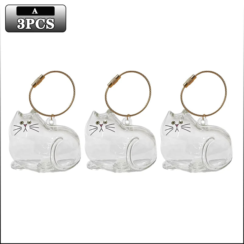 Transparent Cat Hair Keepsake Charm