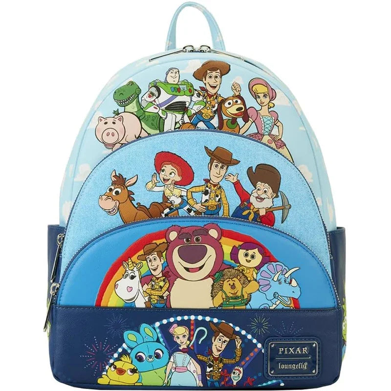 🎒👑 Small Backpack with Lenticular Design – Cinderella Princess Style ✨💙