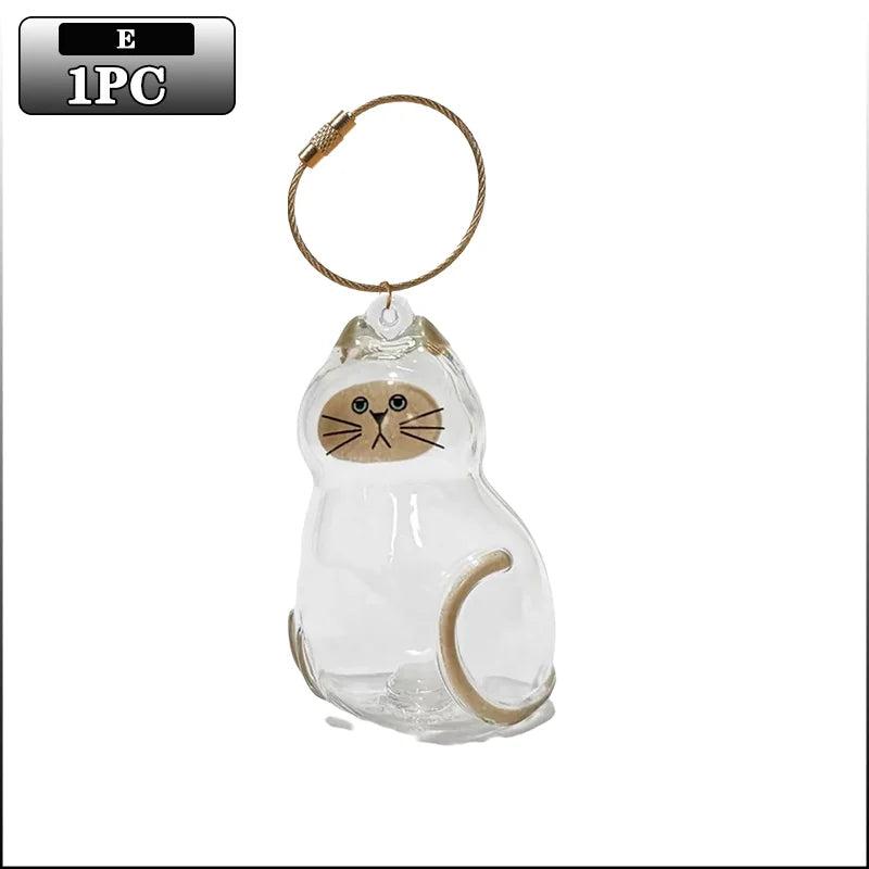 Transparent Cat Hair Keepsake Charm