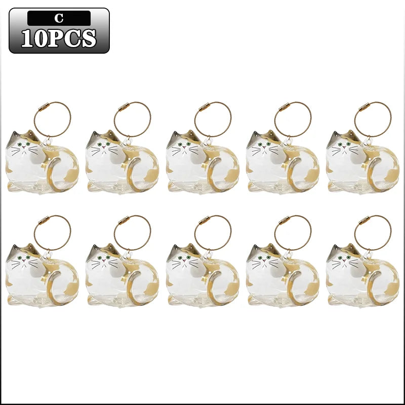 Transparent Cat Hair Keepsake Charm