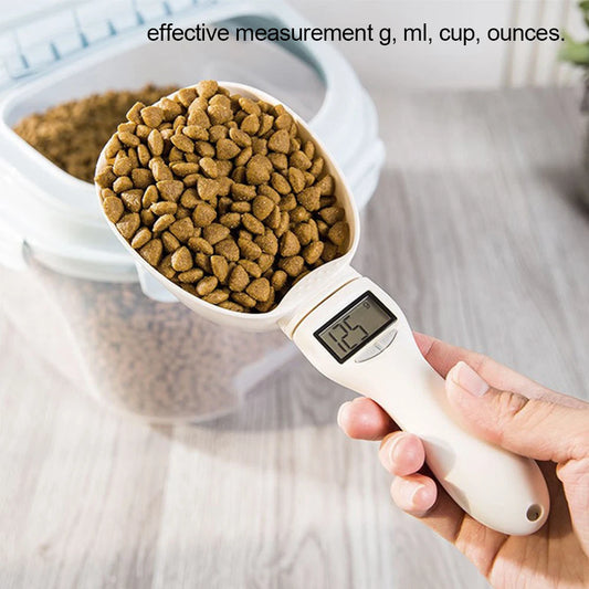 ⚖️🐾 Digital Pet Food Scoop – Accurate Measuring with LED!